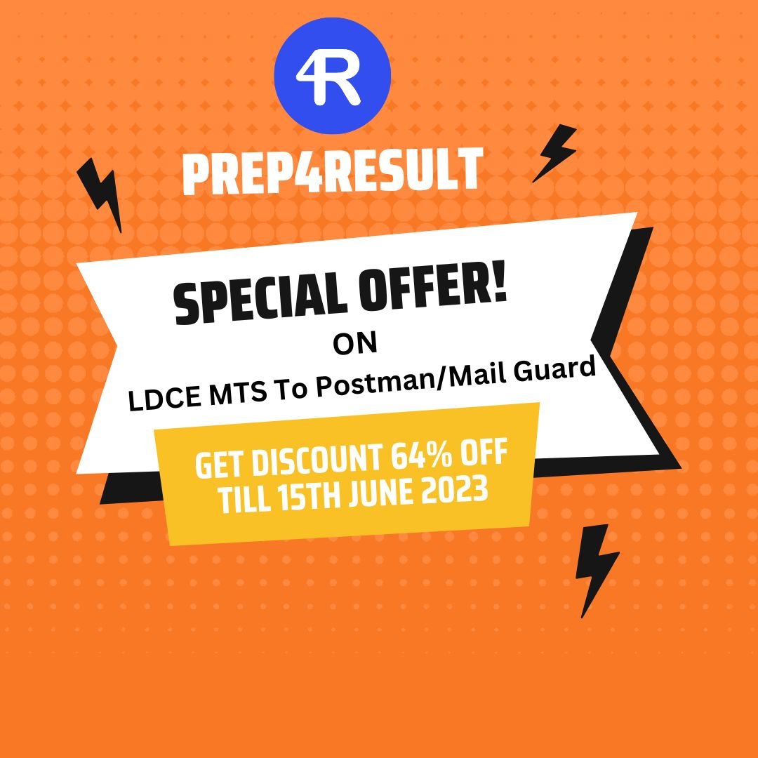 LDCE FOR Postman/Mail Guard 2025
